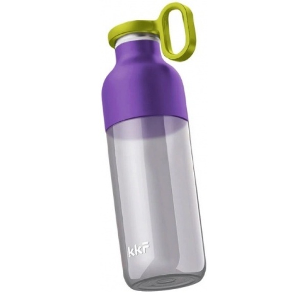 Бутылка спортивная KKF META sports water bottle, тритан, с держателем, фиолетовая